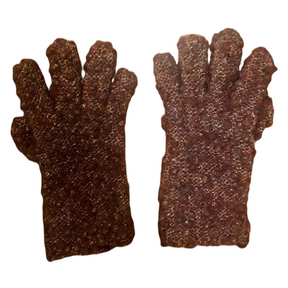 Metallic purple gloves - Picture 1 of 4